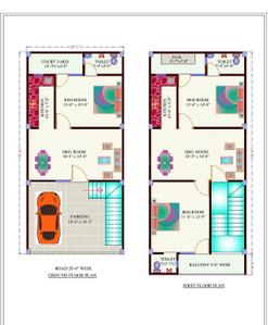 Image of 1700 Sq.ft 3.5 BHK Independent House for sale in Govindpuram, Ghaziabad for Rs. 8500000