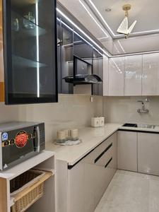 Kitchen Image of 874 Sq.ft 3 BHK Apartment / Flat for sale in Dwarka Mor New Delhi for Rs. 5600000