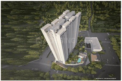 Image of 710 Sq.ft 2 BHK Apartment / Flat for sale in Dosti 604, Thane West, Thane for Rs. 14910000