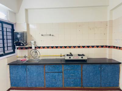 Kitchen Image of 1223 Sq.ft 2 BHK Apartment / Flat for rent in Vishwanath Sharanam 8, Jodhpur Ahmedabad for Rs. 25000