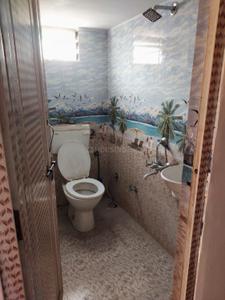 Bathroom Image of 400 Sq.ft 1 BHK Independent House for rent in Sukhliya Indore for Rs. 7500