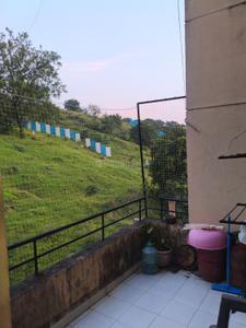 Balcony Image of 900 Sq.ft 2 BHK Apartment / Flat for rent in Shagun Nisarg Cooperative Housing Society, Bavdhan Pune for Rs. 32000