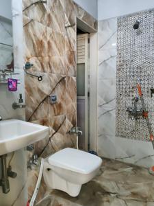 Common Bathroom Image of 600 Sq.ft 1 BHK Apartment / Flat for sale in VR Sukur Residency, Kasarvadavali Thane for Rs. 6300000