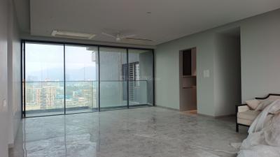 Living Room Image of 3200 Sq.ft 4 BHK Apartment / Flat for rent in One Akshar, Sanpada Navi Mumbai for Rs. 350000