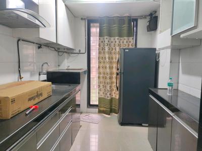Kitchen Image of 700 Sq.ft 1 BHK Apartment / Flat for rent in Ghansoli Navi Mumbai for Rs. 36000