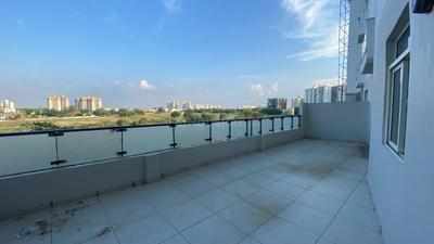 Balcony Image of 1250 Sq.ft 2 BHK Apartment / Flat for rent in Chandra Panorama, Ahmamau Lucknow for Rs. 25000