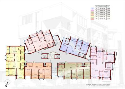 Image of 1388 Sq.ft 2 BHK Apartment / Flat for sale in Bejai, Mangalore for Rs. 8100000