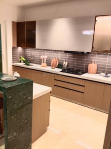 Kitchen Image of 820 Sq.ft 2 BHK Apartment / Flat for sale in Dosti Greenscapes, Hadapsar Pune for Rs. 8500000