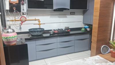 Kitchen Image of 1305 Sq.ft 2 BHK Apartment / Flat for sale in Pushkar Residency, Zundal Ahmedabad for Rs. 6900000