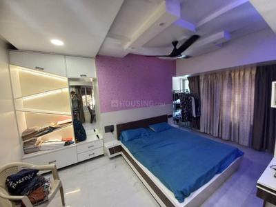 Bedroom Image of 1350 Sq.ft 3 BHK Apartment / Flat for rent in Sea Breeze Tower, Nerul Navi Mumbai for Rs. 90000