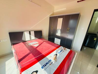 Bedroom Image of 600 Sq.ft 1 BHK Apartment / Flat for rent in Paranjape Blueridge The Groves, Hinjawadi Pune for Rs. 28000