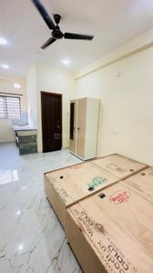 Bedroom Image of 650 Sq.ft 1 RK Builder Floor for rent in Indra Puri Colony Indore for Rs. 9500