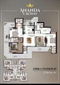 Image of 3250 Sq.ft 4 BHK Apartment / Flat for sale in Sector 78, Mohali for Rs. 35750000