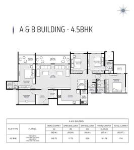 Image of 1120 Sq.ft 2 BHK Apartment / Flat for sale in Silver Astra, Hadapsar, Pune for Rs. 9000000