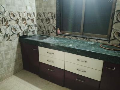 Kitchen Image of 600 Sq.ft 1 BHK Apartment / Flat for sale in Ghansoli Navi Mumbai for Rs. 9500000