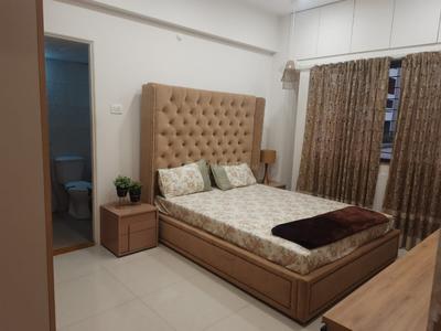 Bedroom Image of 900 Sq.ft 2 BHK Apartment / Flat for rent in Kumar Pebble Park, Hadapsar Pune for Rs. 18500