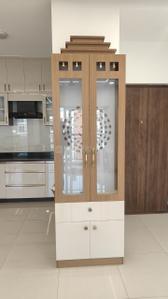 Kitchen Image of 700 Sq.ft 2 BHK Apartment / Flat for rent in Adarsh Greens, Kogilu Bengaluru for Rs. 35000