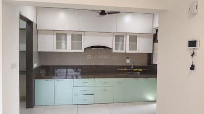 Kitchen Image of 2335 Sq.ft 3 BHK Apartment / Flat for rent in Vaishno Devi Circle Ahmedabad for Rs. 75000
