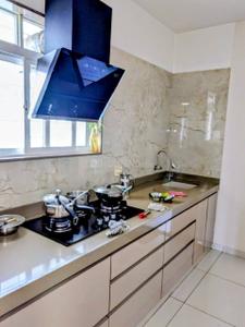Kitchen Image of 1500 Sq.ft 2 BHK Apartment / Flat for rent in Godrej Park Springs, Manjari Budruk Pune for Rs. 26500