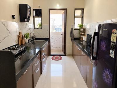 Kitchen Image of 1000 Sq.ft 2 BHK Apartment / Flat for sale in Bavdhan Pune for Rs. 9500000