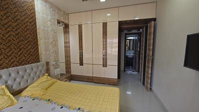 Bedroom Image of 880 Sq.ft 3 BHK Apartment / Flat for rent in Gundecha Altura, Kanjurmarg West Mumbai for Rs. 80000