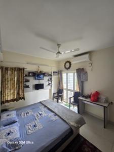 Bedroom Image of 1200 Sq.ft 3 BHK Apartment / Flat for rent in Kumar Princeville, Moshi Pune for Rs. 45000