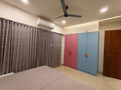 Bedroom Image of 2400 Sq.ft 3 BHK Apartment / Flat for rent in Radhe Infinity, Kudasan Gandhinagar for Rs. 50000