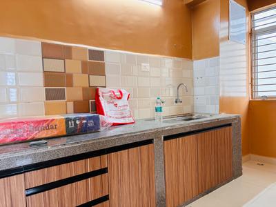 Kitchen Image of 965 Sq.ft 2 BHK Apartment / Flat for rent in Rishi Pranaya , Rajarhat Kolkata for Rs. 25000