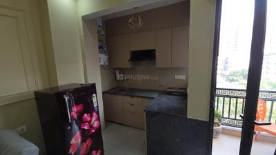 Kitchen Image of 650 Sq.ft 1 BHK Builder Floor for rent in Sector 42 Gurgaon for Rs. 43000