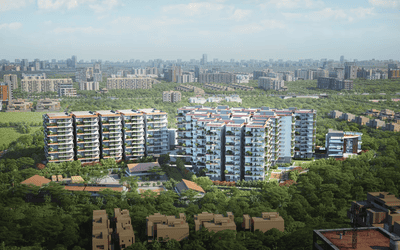 Image of 2238 Sq.ft 3 BHK Apartment / Flat for sale in Financial District, Hyderabad for Rs. 22380000