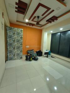 Hall Image of 646 Sq.ft 1 BHK Apartment / Flat for rent in Kopar Khairane Navi Mumbai for Rs. 28000