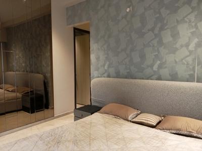 Bedroom Image of 1300 Sq.ft 3 BHK Apartment / Flat for rent in Adani Ten BKC, Bandra East Mumbai for Rs. 270000