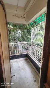 Balcony Image of 1250 Sq.ft 3 BHK Apartment / Flat for rent in Lake Town Kolkata for Rs. 25000