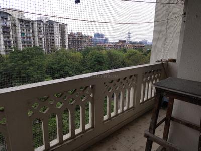 Balcony Image of 1875 Sq.ft 3 BHK Apartment / Flat for rent in HRC Apartments, Indirapuram Ghaziabad for Rs. 31000