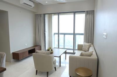Hall Image of 1200 Sq.ft 3 BHK Apartment / Flat for rent in Piramal Aranya, Byculla Mumbai for Rs. 199999