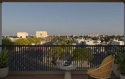 Balcony Image of 1055 Sq.ft 2 BHK Apartment / Flat for sale in Jains Aadhya Bharath, Korattur Chennai for Rs. 12654725