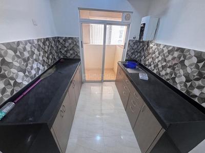Kitchen Image of 800 Sq.ft 2 BHK Apartment / Flat for rent in Bramha Skycity, Dhanori Pune for Rs. 25000