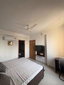 Bedroom Image of 641 Sq.ft 2 BHK Apartment / Flat for sale in Anukampa Sky Lounges, Kankha Ki Dhani Jaipur for Rs. 5368000