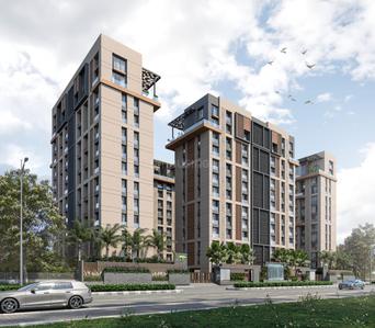 Image of 1500 Sq.ft 3 BHK Apartment / Flat for sale in Vesu, Surat for Rs. 9837000