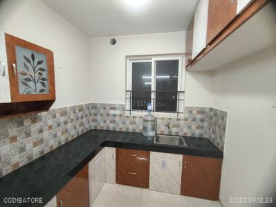 Kitchen Image of 1500 Sq.ft 3 BHK Apartment / Flat for rent in Adhya, Saravanampatty Coimbatore for Rs. 35000