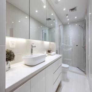 Bathroom Image of 2415 Sq.ft 3.5 BHK Apartment / Flat for sale in Candeur Lakescape, Kondapur Hyderabad for Rs. 23500000