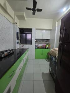 Kitchen Image of 669 Sq.ft 1 BHK Apartment / Flat for rent in Kalwa Thane for Rs. 31000