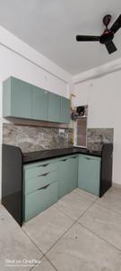 Kitchen Image of 450 Sq.ft 1 BHK Builder Floor for rent in Earthshastra Nariman Point, Mahalakshmi Nagar Indore for Rs. 19000