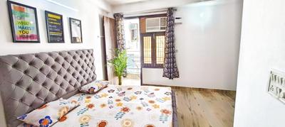 Bedroom Image of 521 Sq.ft 1 RK Builder Floor for rent in Saket New Delhi for Rs. 9200