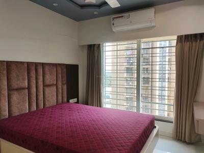 Bedroom Image of 900 Sq.ft 2 BHK Apartment / Flat for rent in Gurukrupa Marina Enclave, Malad West Mumbai for Rs. 60000