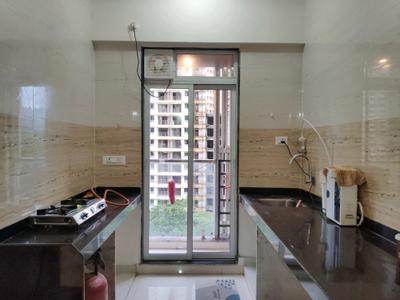Kitchen Image of 920 Sq.ft 2 BHK Apartment / Flat for rent in Kasarvadavali Thane for Rs. 27000