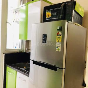 Kitchen Image of 632 Sq.ft 1 BHK Builder Floor for rent in Said-Ul-Ajaib New Delhi for Rs. 13250