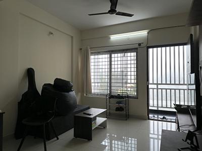 Living Room Image of 680 Sq.ft 1 BHK Apartment / Flat for rent in Doddanekundi Bengaluru for Rs. 33000