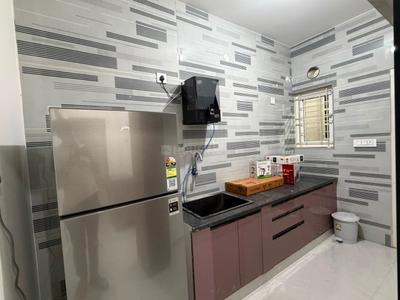 Kitchen Image of 1100 Sq.ft 2 BHK Independent House for rent in Devarachikkana Halli Bengaluru for Rs. 50000
