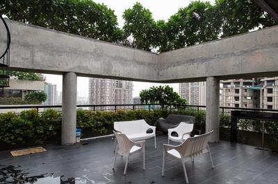 Balcony Image of 9000 Sq.ft 4 BHK Penthouse for sale in Saanvi Skydeck Select, Ambli Ahmedabad for Rs. 120000000